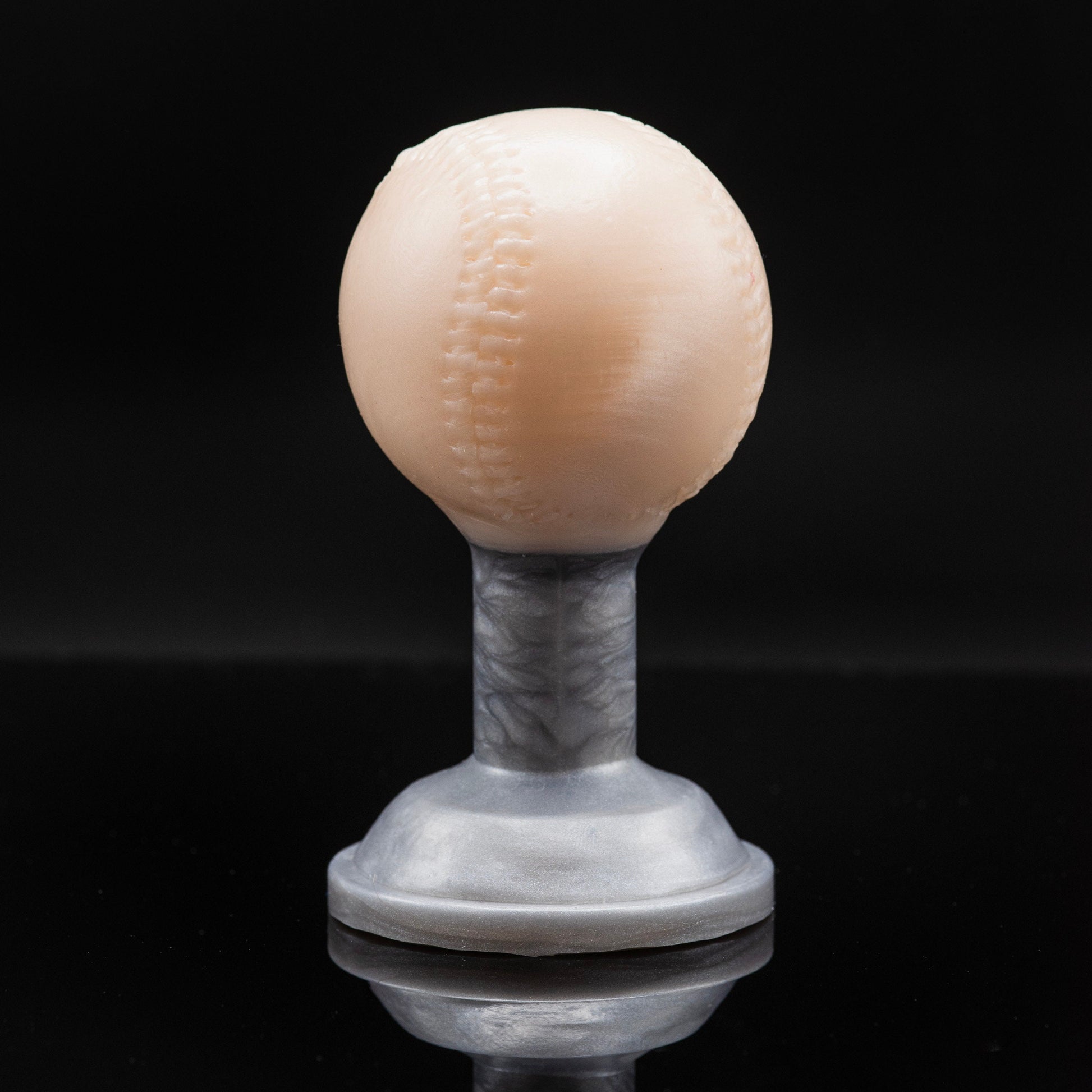 Baseball Butt Plug - Body-Safe Platinum Silicone Sex Toy Yiffmonkey Baseball Butt Plug - Body-Safe Platinum Silicone Sex Toy Yiffmonkey
