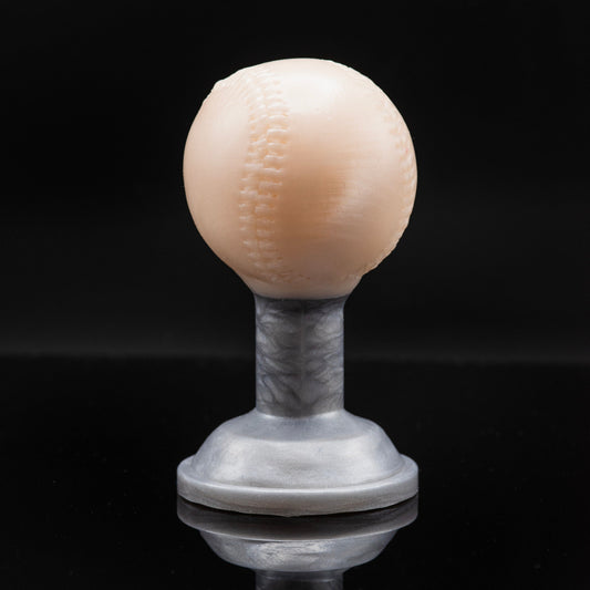 Baseball Butt Plug - Body-Safe Platinum Silicone Sex Toy