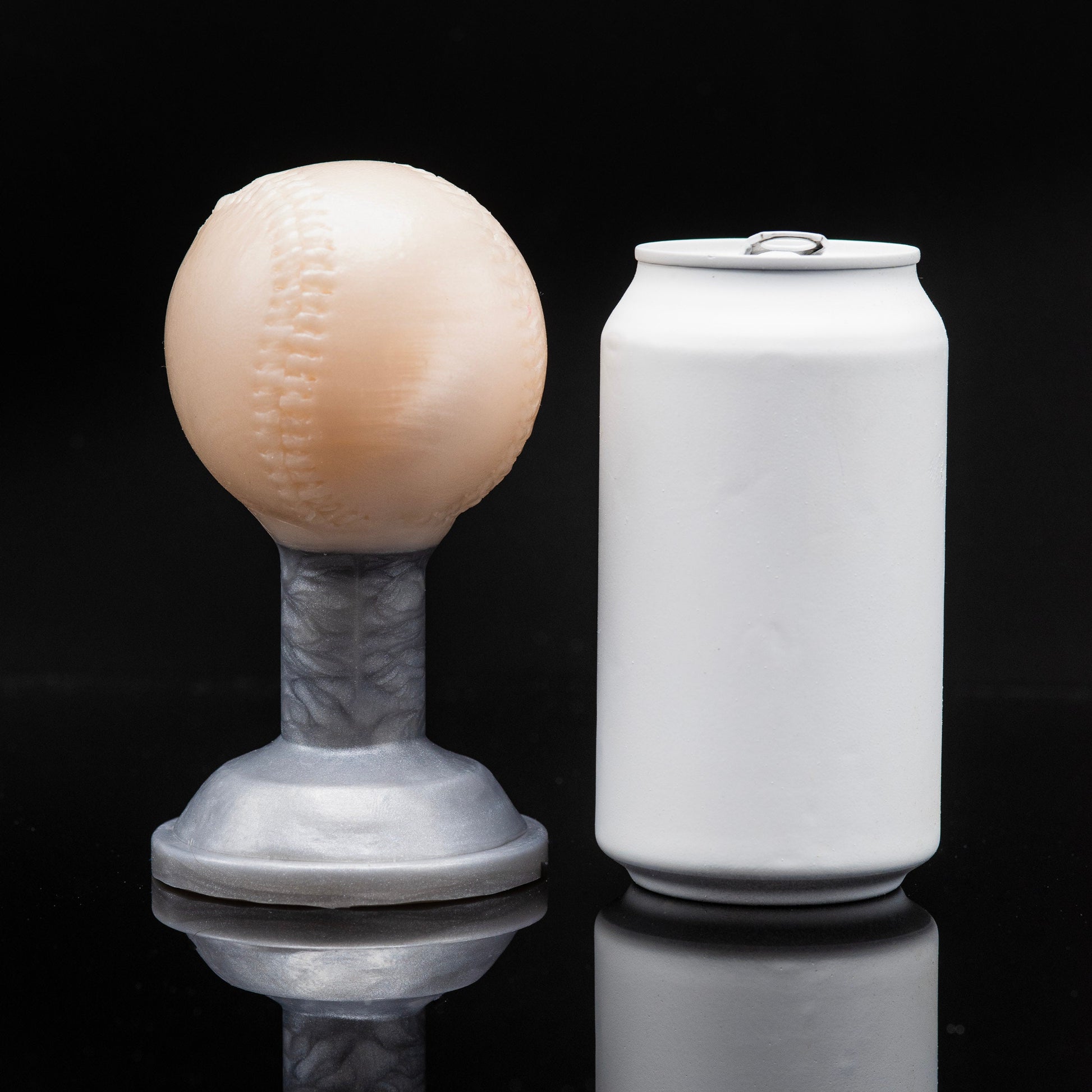 Baseball Butt Plug - Body-Safe Platinum Silicone Sex Toy Yiffmonkey Baseball Butt Plug - Body-Safe Platinum Silicone Sex Toy Yiffmonkey